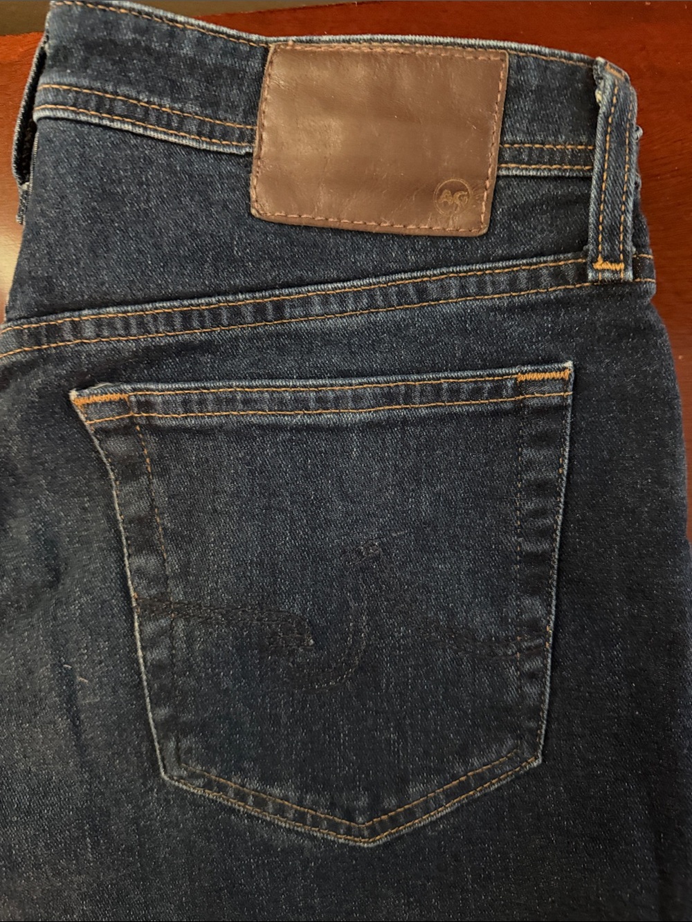 Men's AG Dark Blue Denim Jeans